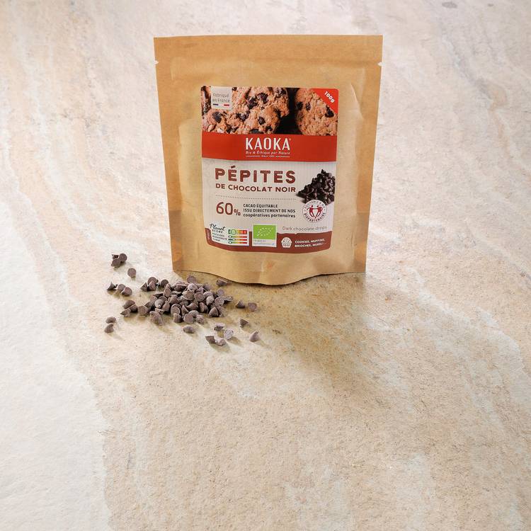 Les Pépites de chocolat noir 60% BIO