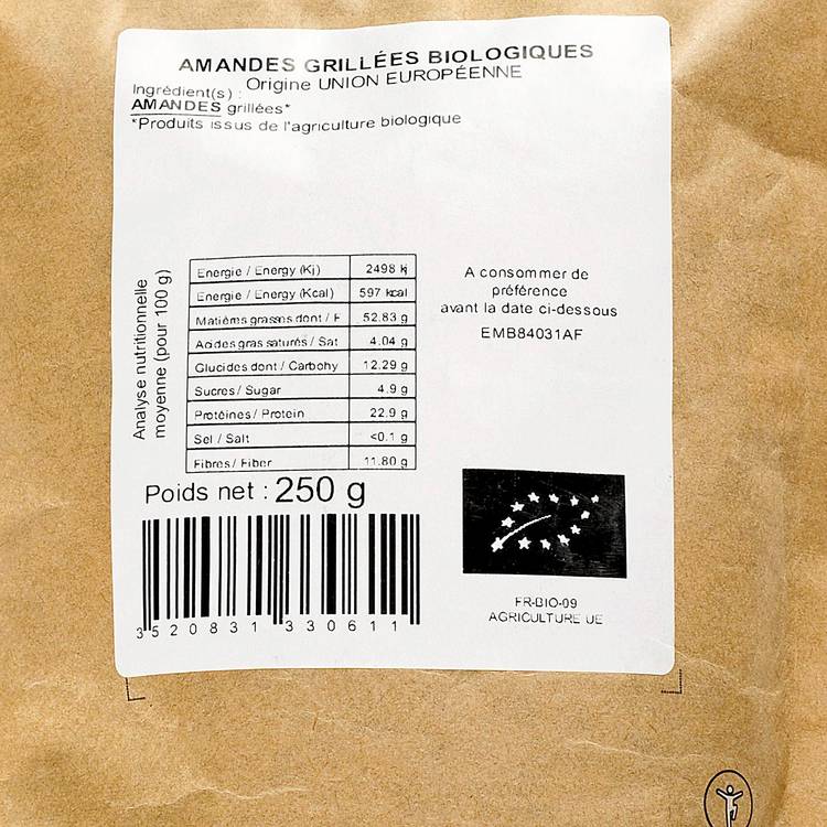 Les Amandes grillées BIO - 3