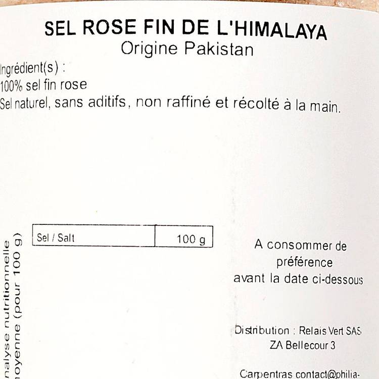 Le Sel rose fin de l'Himalaya - 2