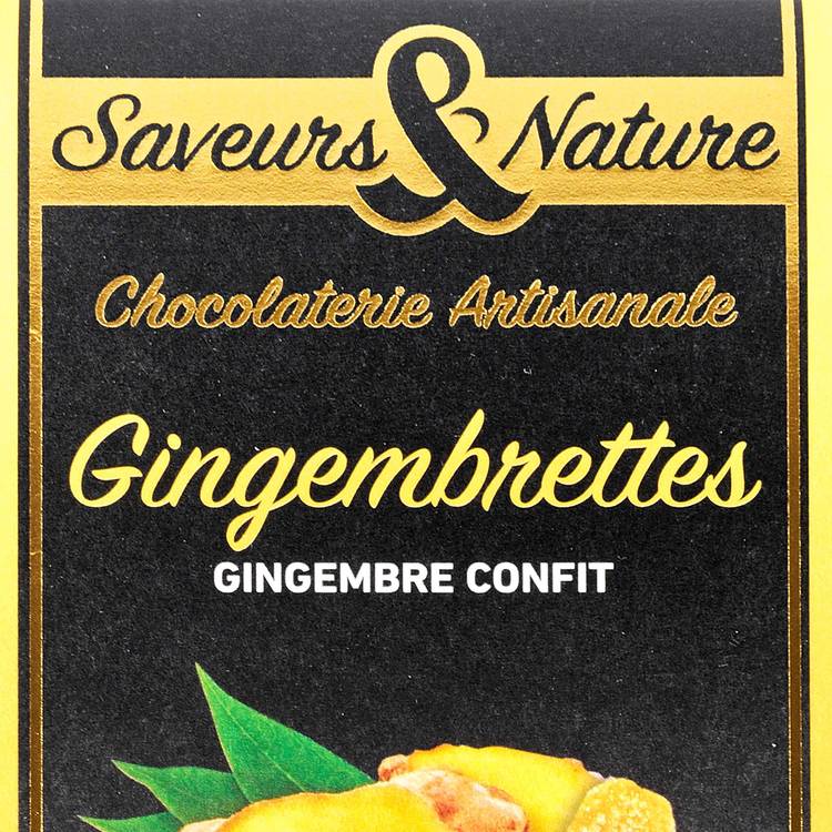 Les Gingembrettes confites au chocolat noir BIO - 3