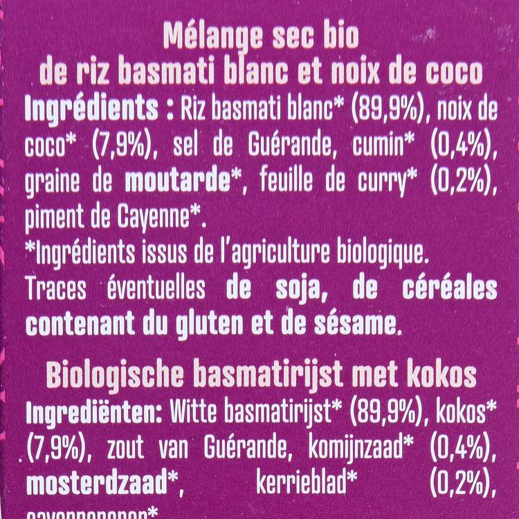 Le Riz basmati sauté à la noix de coco BIO - 2