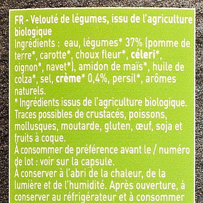 Le  Velouté de légumes variés BIO - 3