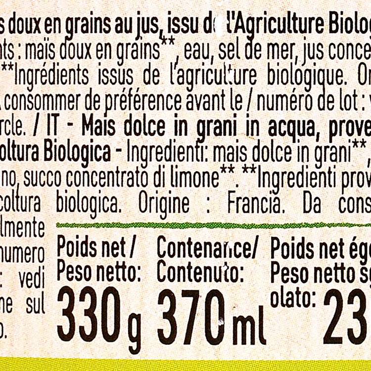 Le Maïs doux en grains BIO - 3