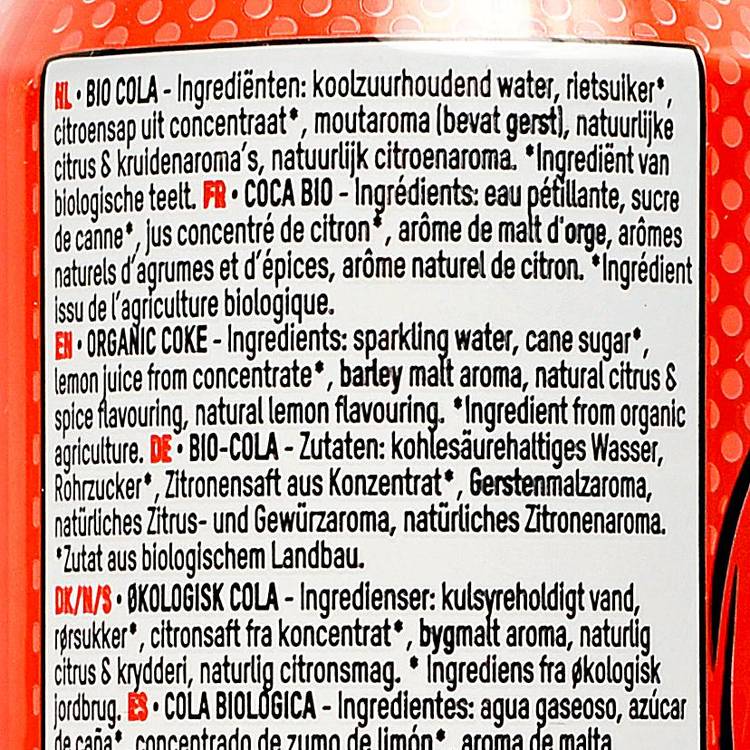 La Boisson gazeuse cola BIO - 2