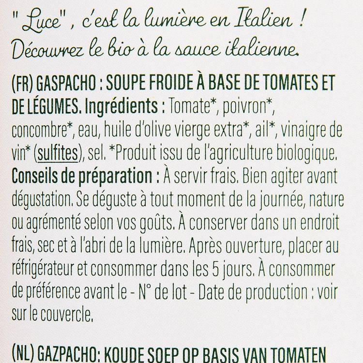 Le  Gaspacho BIO et sans gluten - 2
