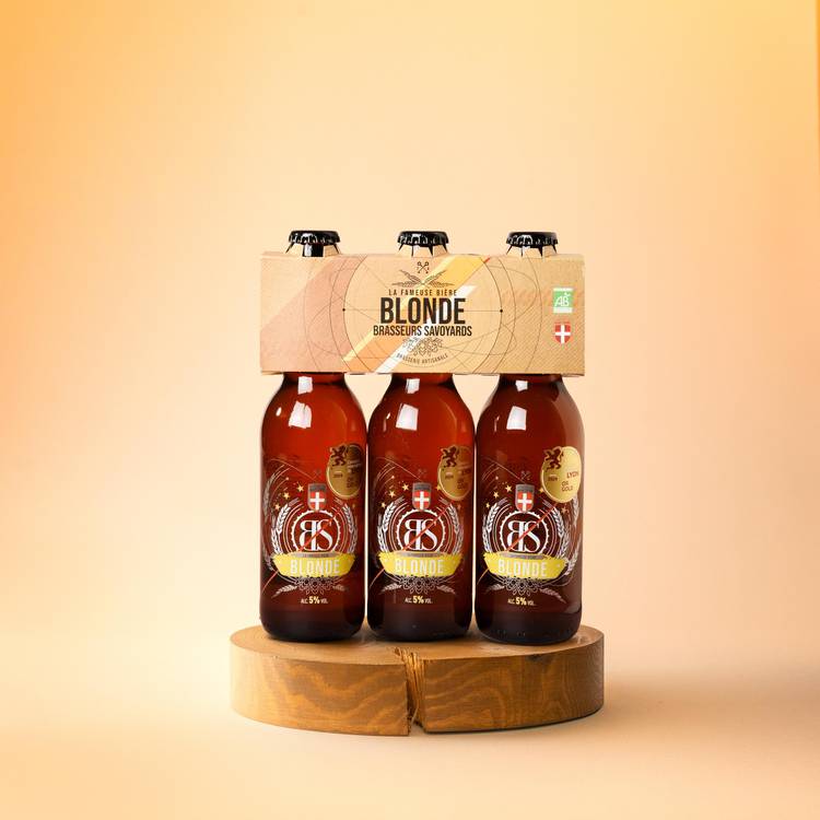 Le Pack de 3 bières blondes " Brasseurs Savoyards"