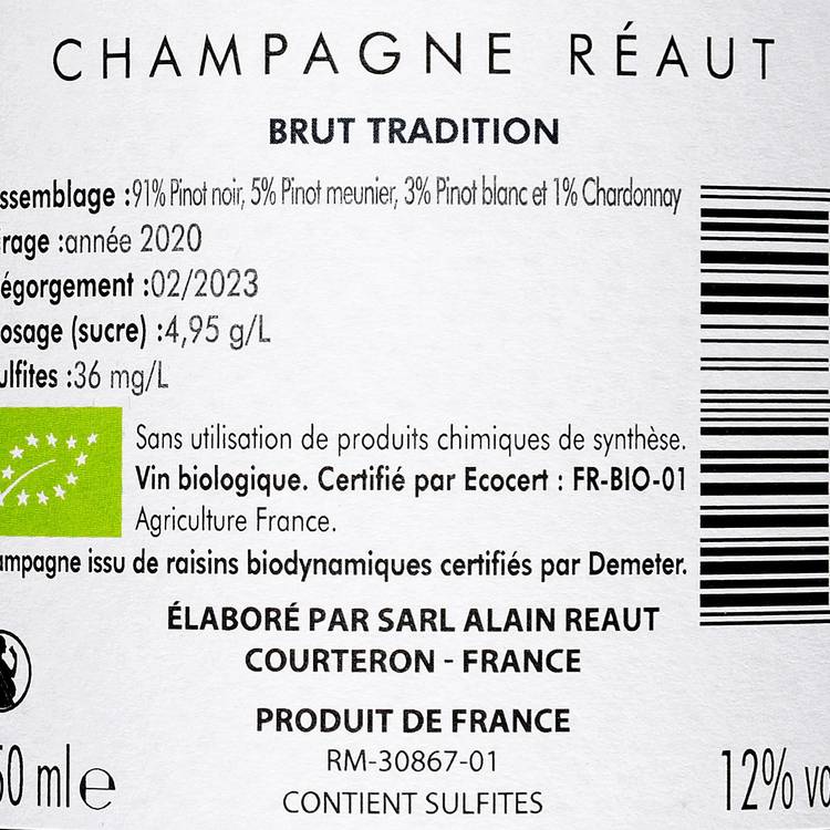 Le Champagne brut Reaut BIO - 2