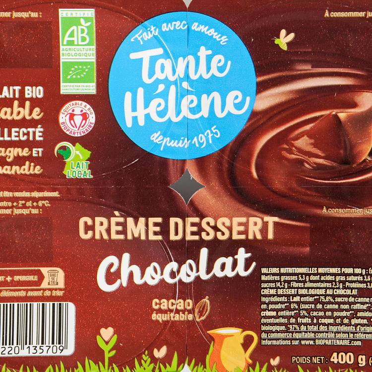 Les Crèmes dessert chocolat BIO - 3