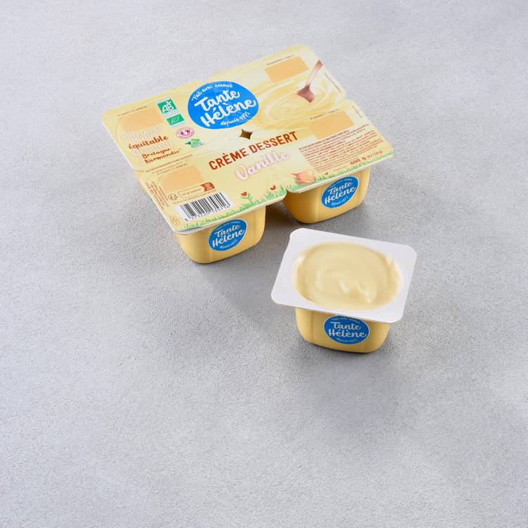 Les Crèmes dessert à la vanille BIO