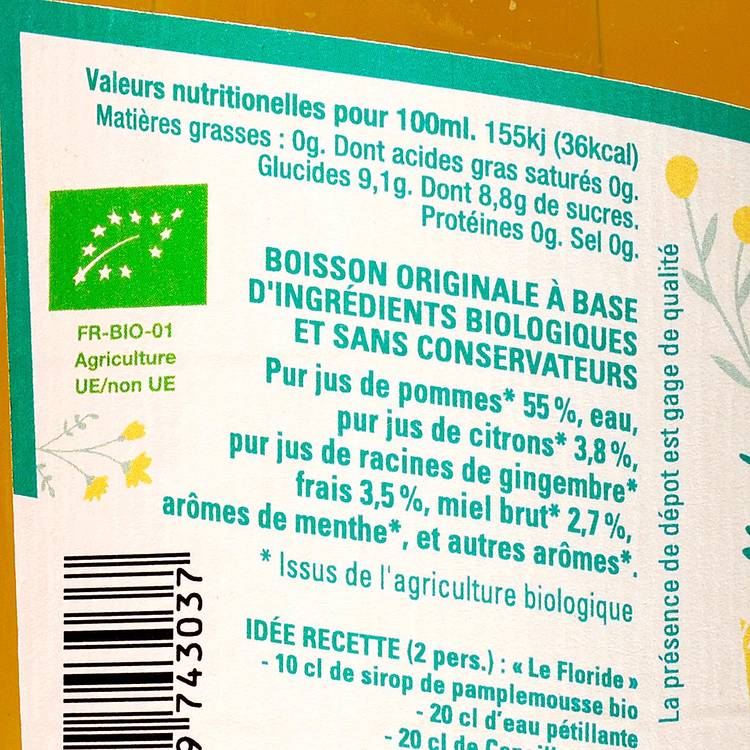 La Boisson citron gingembre BIO - 2