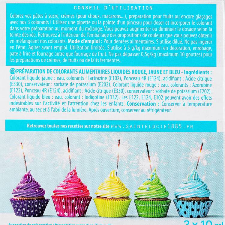 Les Colorants alimentaire - 2