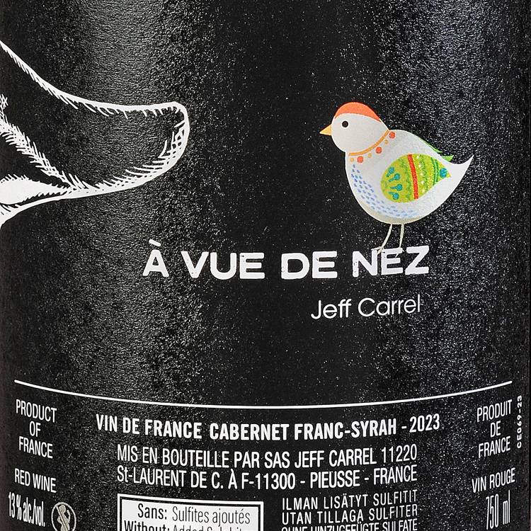 Le Vin rouge "A Vue de Nez" sans sulfite BIO - 2