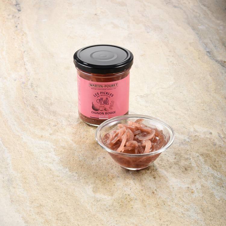 Les Pickles oignons rouges genièvre "Martin Pouret"