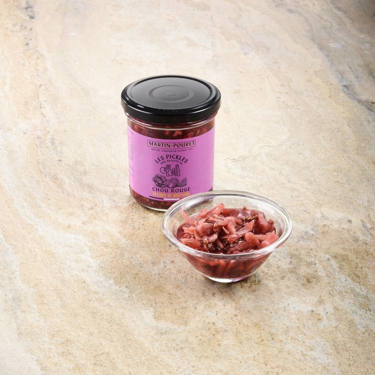 Les pickles de chou rouge et graines de moutarde - Martin Pouret