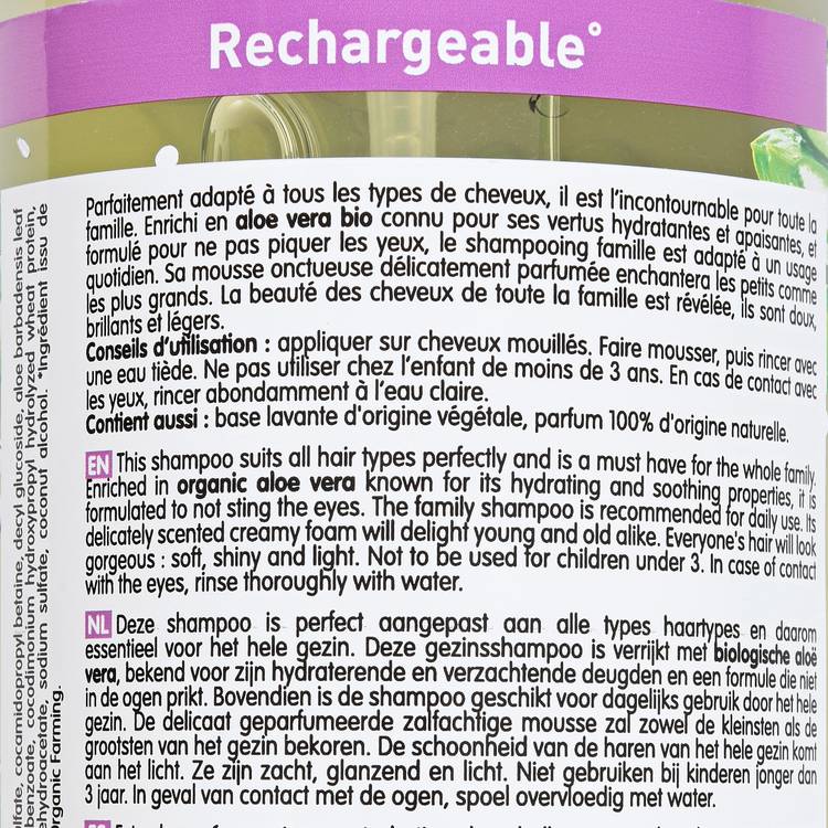 Le Shampoing familiale à l'aloe vera  "Costlys" - 3