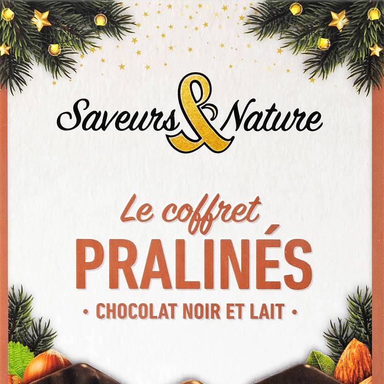 Le Coffret pralinés chocolat noir et lait BIO - 2
