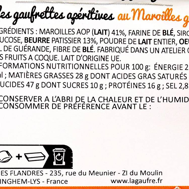 Les Gaufrettes apéritives au maroilles - 2