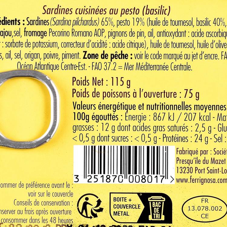 Les Sardines au pesto - 2