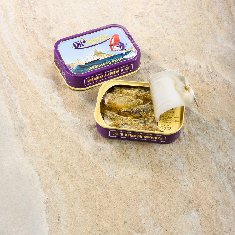 Les Sardines au pesto