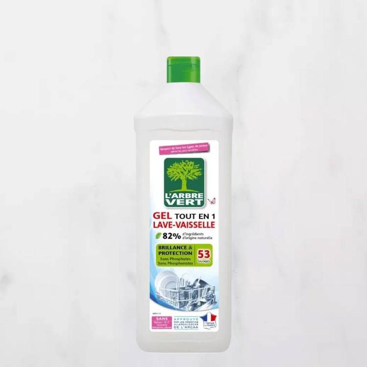 Le Gel lave vaisselle tout en 1 "Arbre vert"