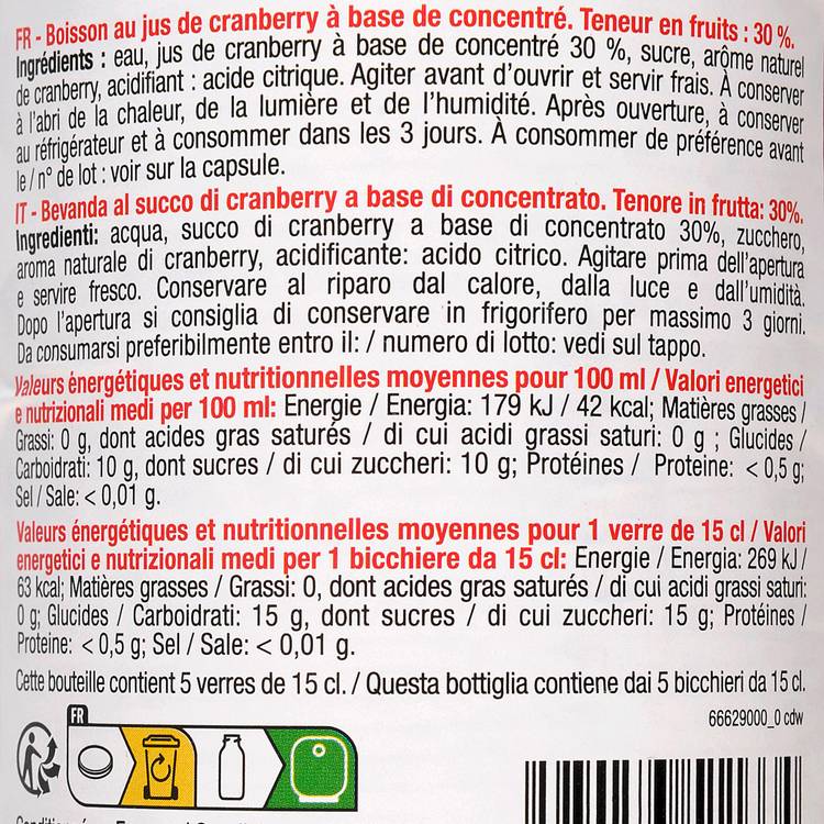 Le Jus de Cranberry - 2