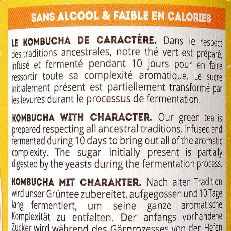 Le Kombucha citron  et gingembre BIO - 2