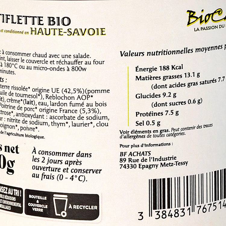La Tartiflette savoyarde BIO - 4