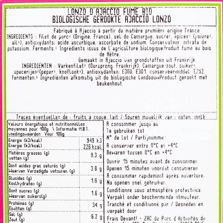 Le Lonzo d'ajaccio BIO - 3