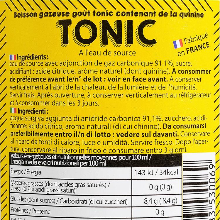 La Boisson gazeuse tonic - 2