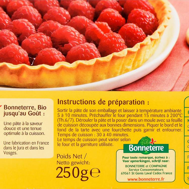 La Pâte brisée  BIO - 3