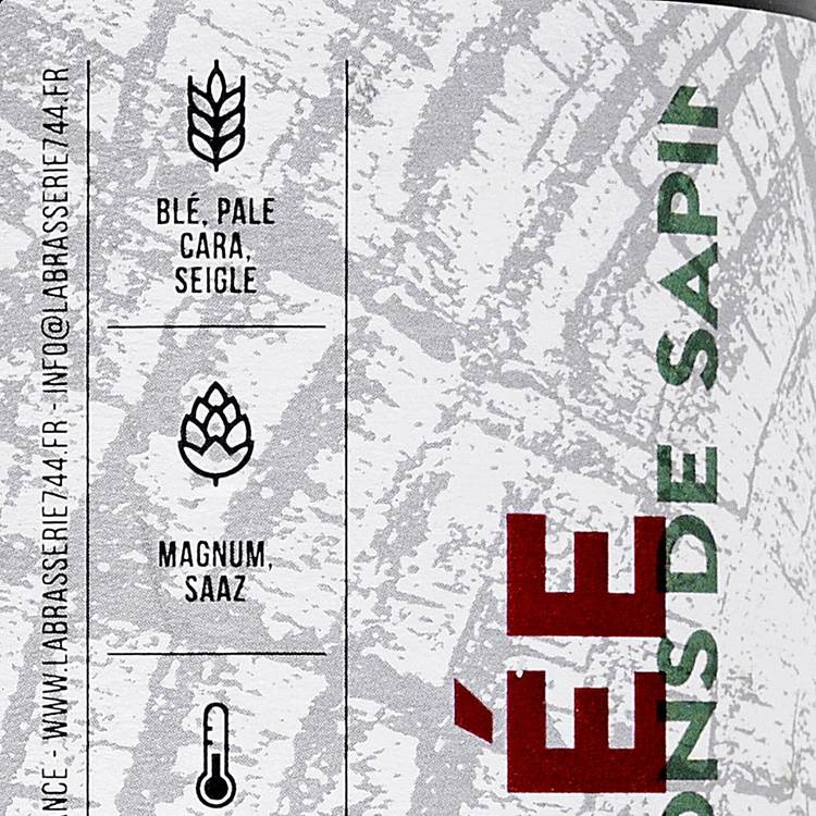 La Bière ambrée de Noël Bourgeon sapin BIO - 3