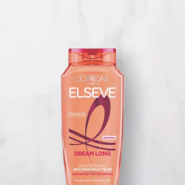 Le Shampoing reconstructeur kératine et huile de ricin "Elsève"