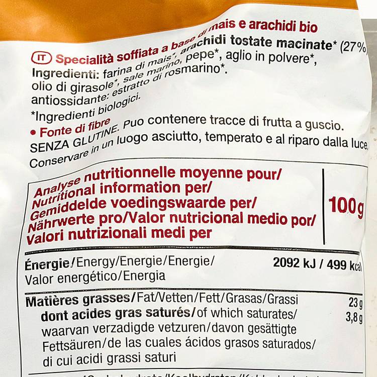 Les Crousty cacahuètes BIO et sans gluten - 3