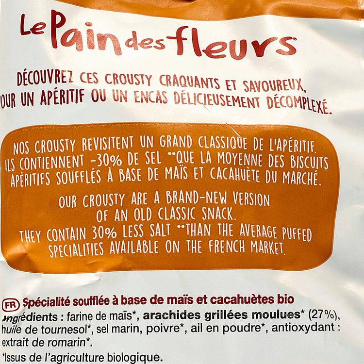 Les Crousty cacahuètes BIO et sans gluten - 4