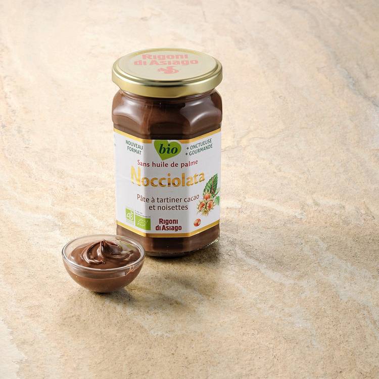 La Pâte à tartiner cacao et noisettes BIO "Nocciolata"