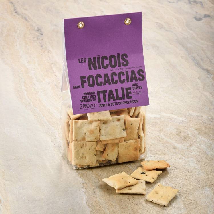 Les Mini-Focaccias aux olives de papi Armando