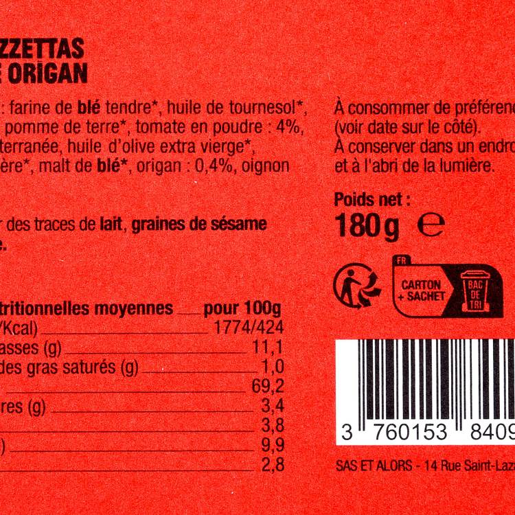 Les Mini-Pizzetta tomate origan de tata josie - 2