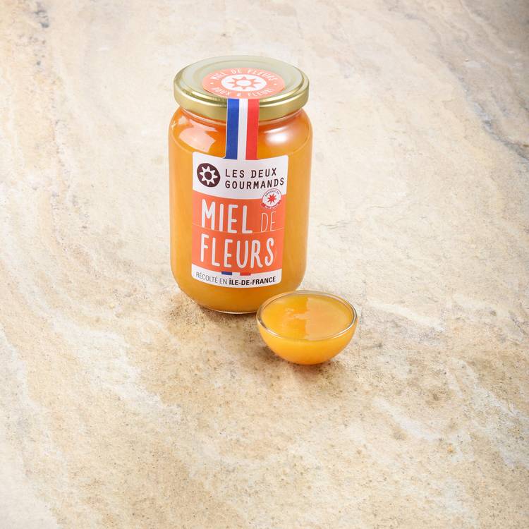 Le Miel de fleurs français " Les Deux Gourmands"