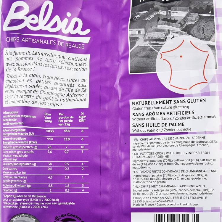 Les Chips au vinaigre de Champagne Ardennes - 2