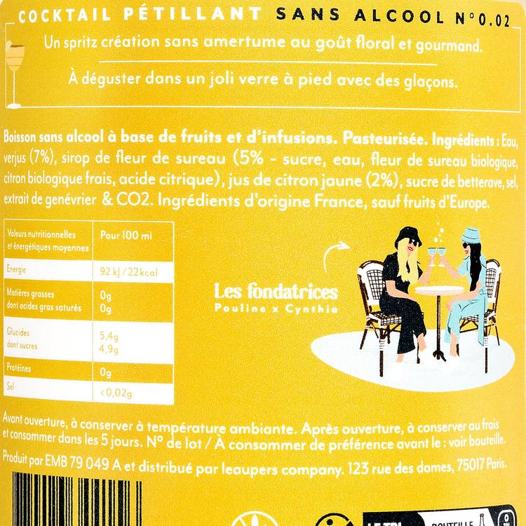 Le Spritz fleur de sureau sans alcool - 2