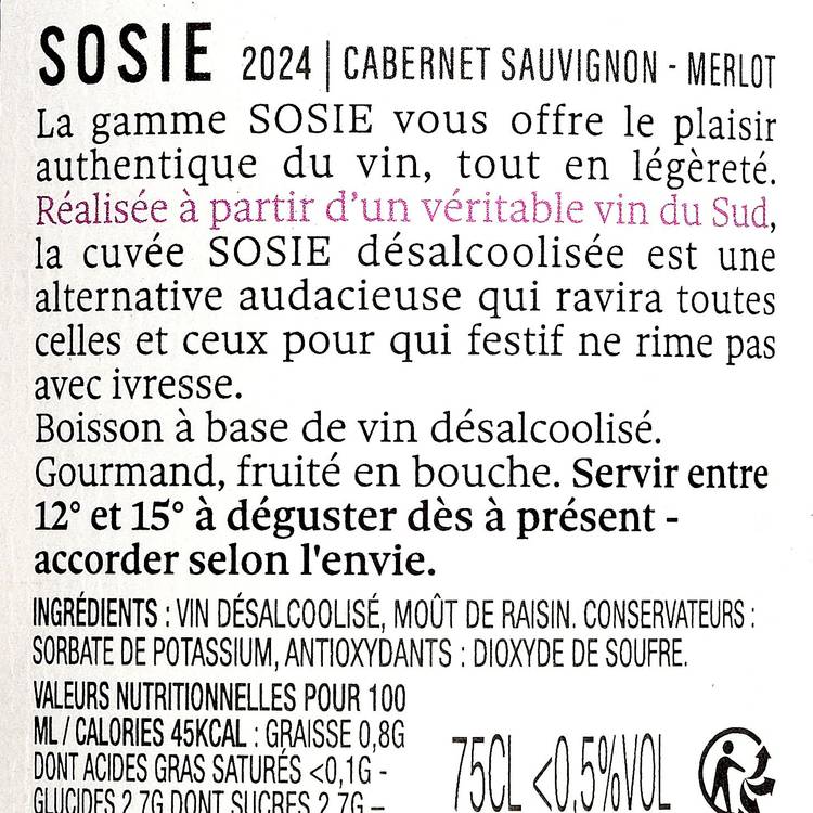 Le Vin rouge sans alcool 0% - 2