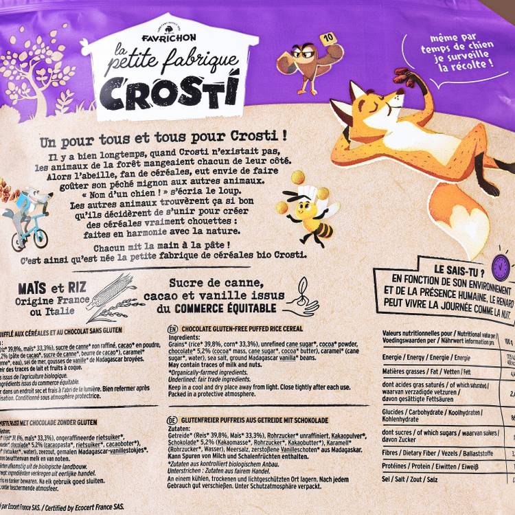 Les Crosti riz soufflé chocolat BIO - 2
