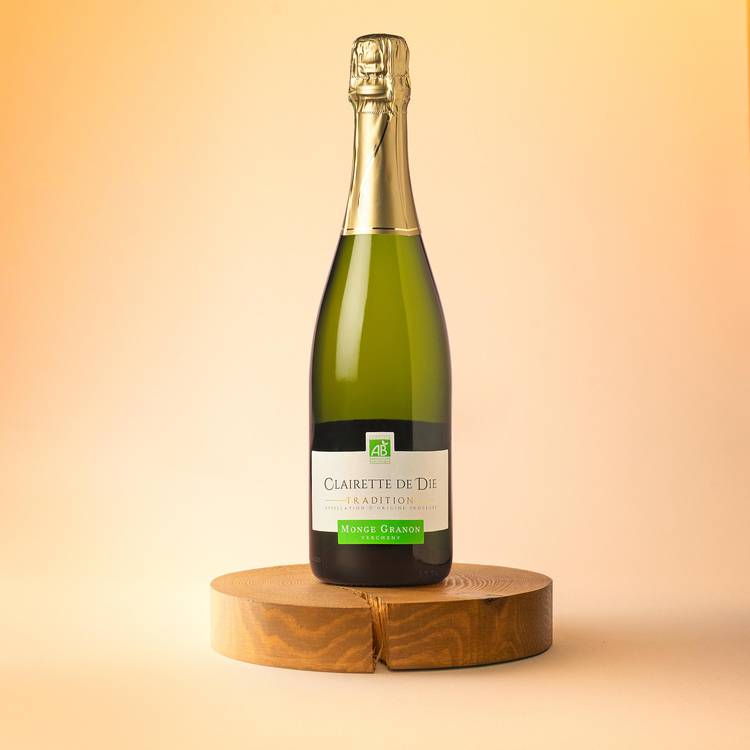 Le Vin pétillant Clairette de Die Tradition AOP BIO