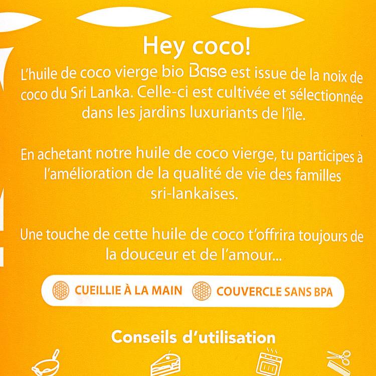 L'Huile de coco vierge  BIO - 2