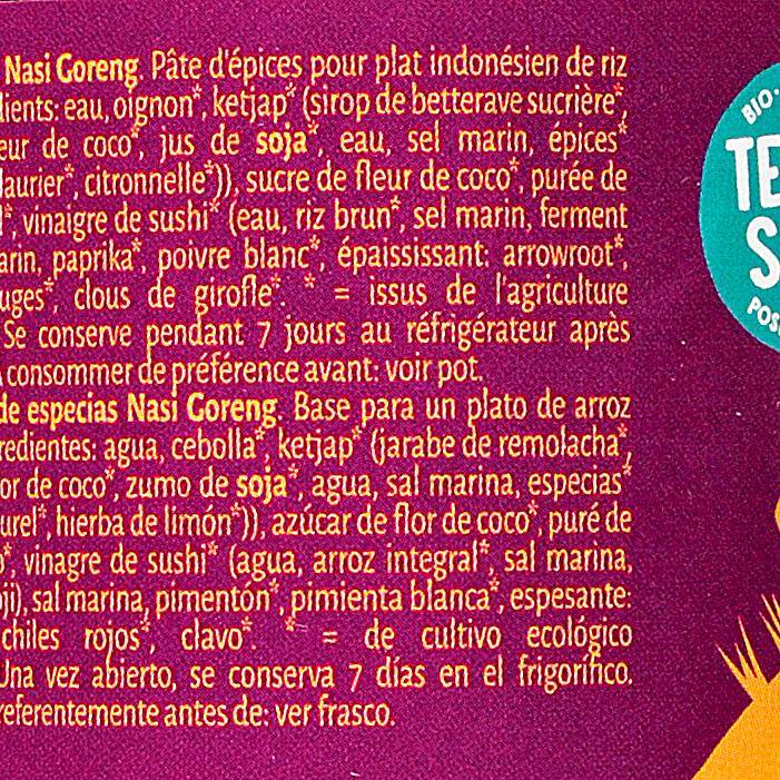 Le Nasi Goreng Bumbu végan BIO - 4