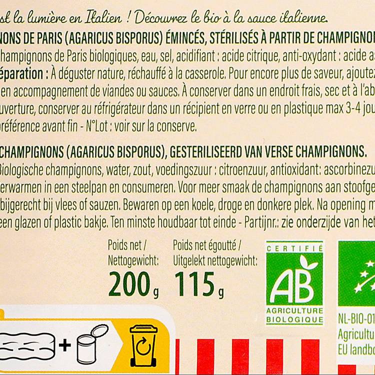 Les Champignons de Paris BIO - 2