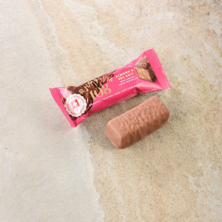 La Barre chocolaté à l'amande et au sel de mer BIO