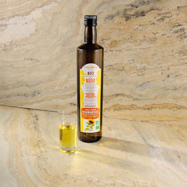 L'Huile vierge de tournesol BIO