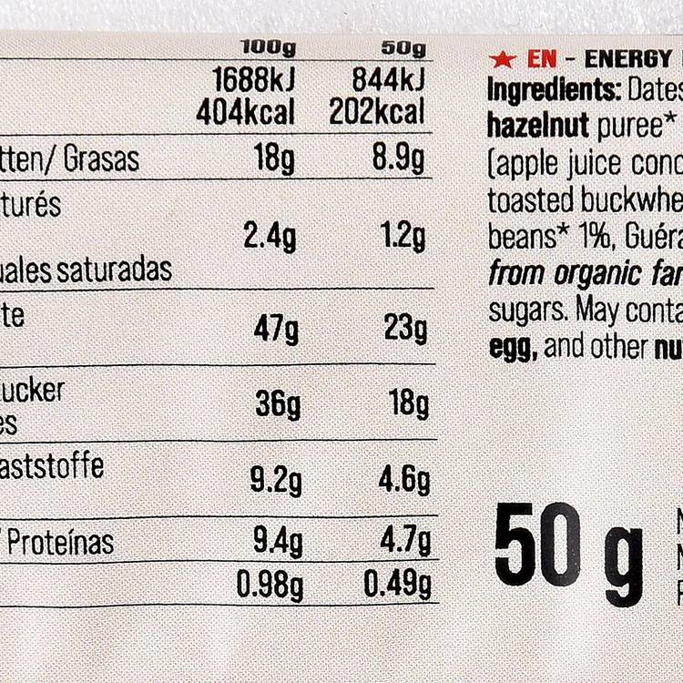 La Barre énergétique chocolat noisette BIO - 3