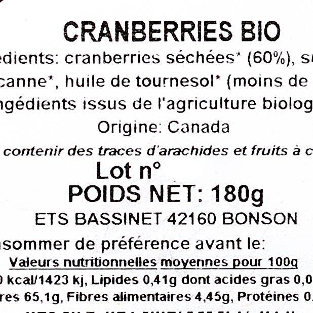 Les Cranberries BIO - 2